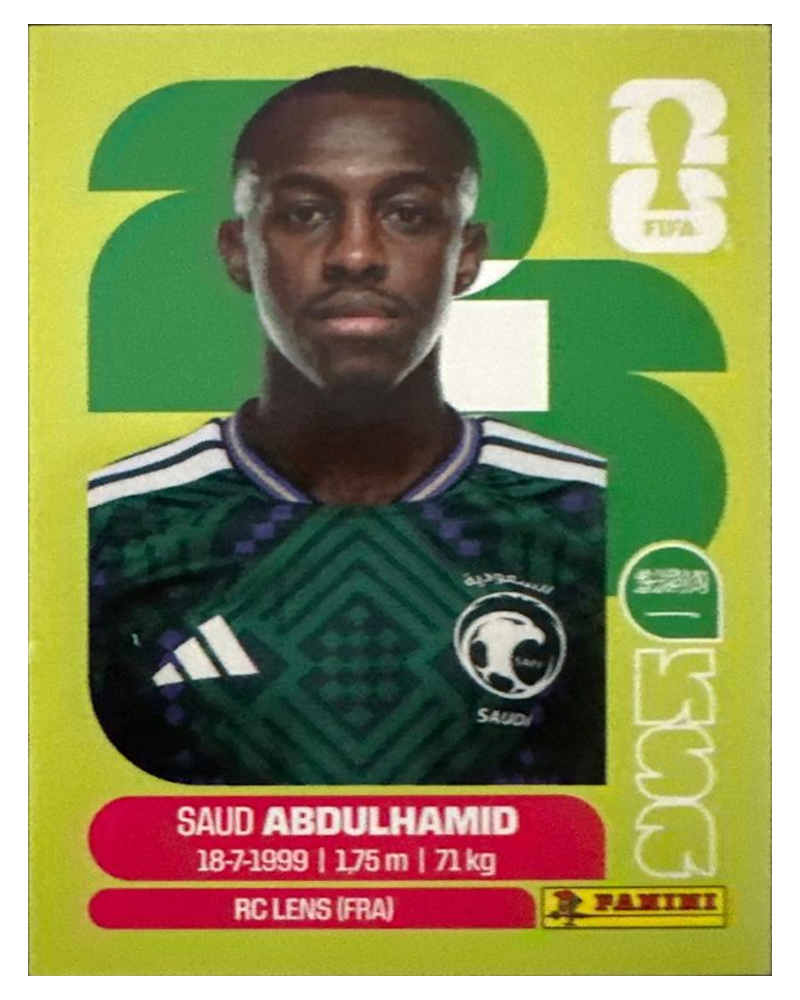Panini FIFA WM 2026 United - KSA 4 - Saud Abdulhamid