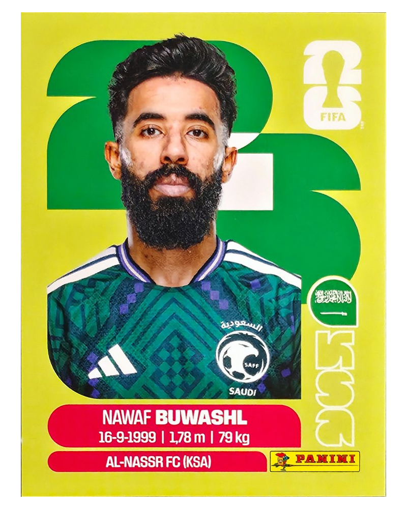 Panini FIFA WM 2026 United - KSA 5 - Nawaf Bouwashl