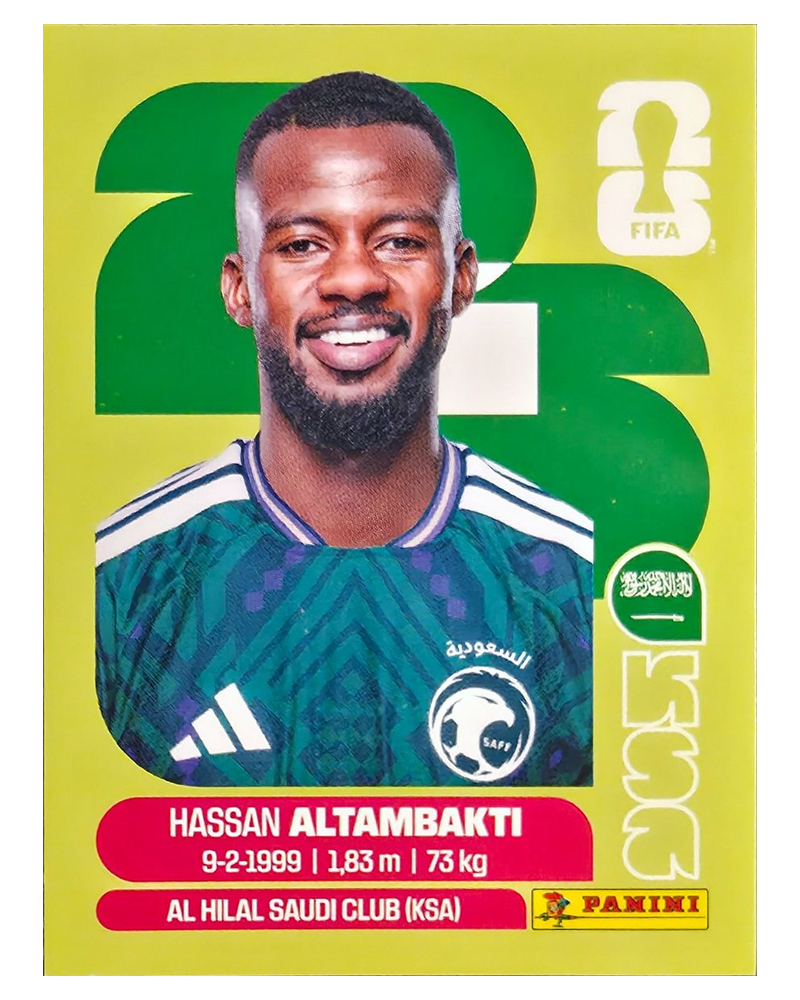 Panini FIFA WM 2026 United - KSA 8 - Hassan Altambakti