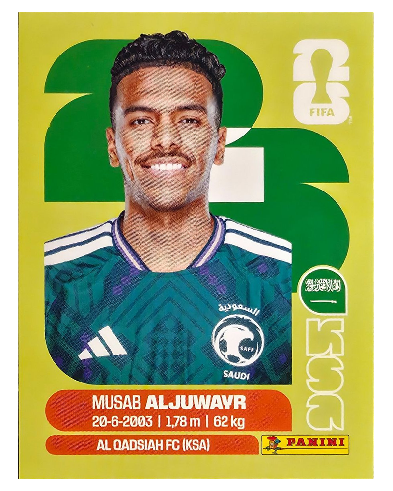 Panini FIFA WM 2026 United - KSA 9 - Musab Aljuwayr