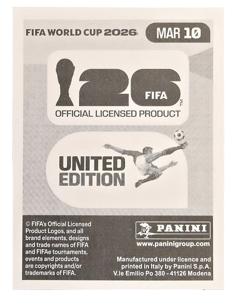 Panini FIFA WM 2026 United - MAR 10 - Sofyan Amrabat