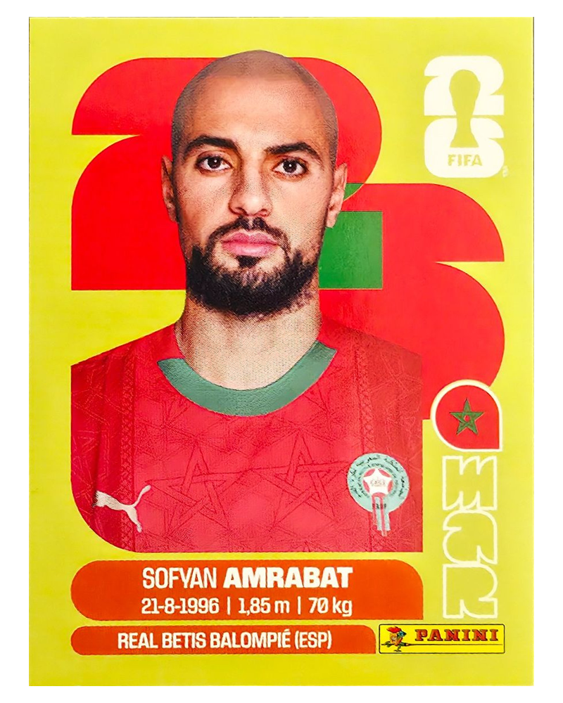 Panini FIFA WM 2026 United - MAR 10 - Sofyan Amrabat