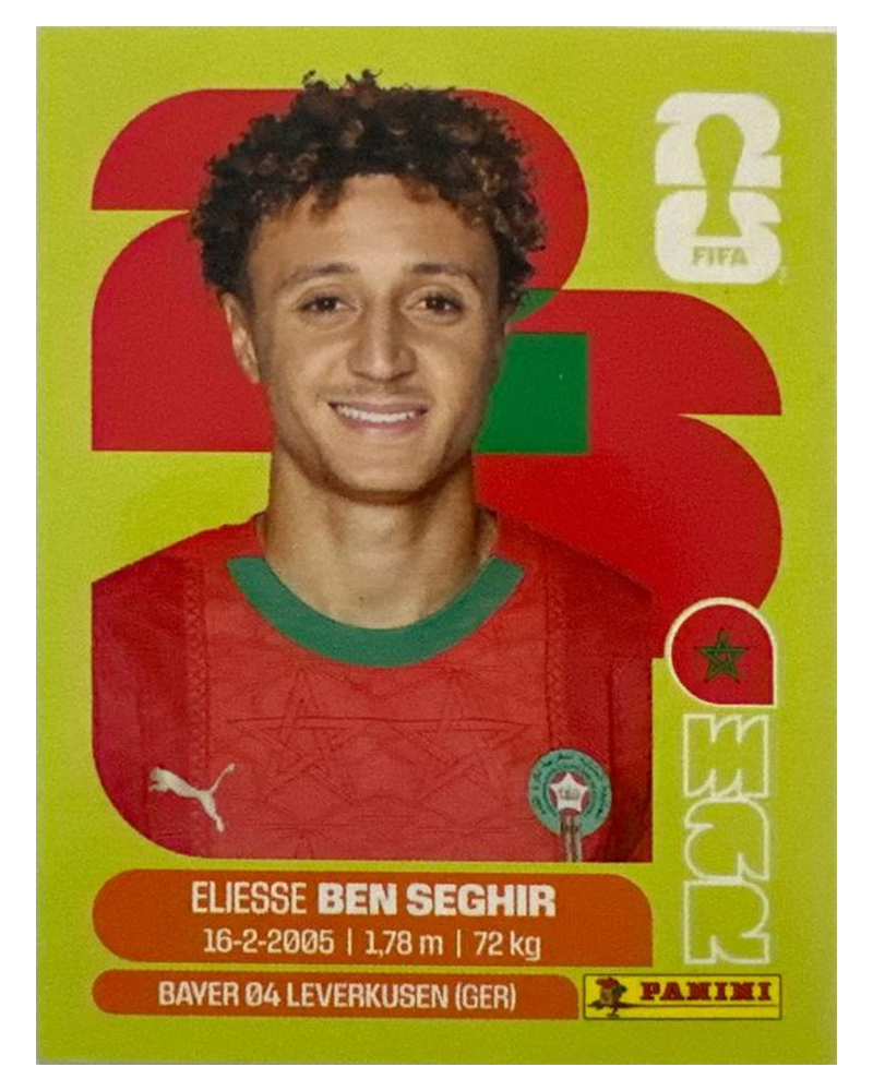 Panini FIFA WM 2026 United - MAR 12 - Eliesse Ben Seghir