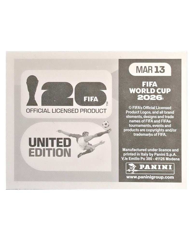 Panini FIFA WM 2026 United - MAR 13 - Team Photo