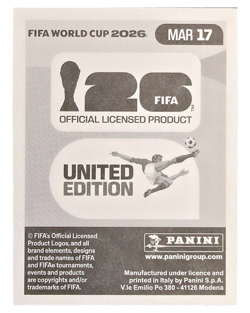 Panini FIFA WM 2026 United - MAR 17 - Abde Ezzalzouli