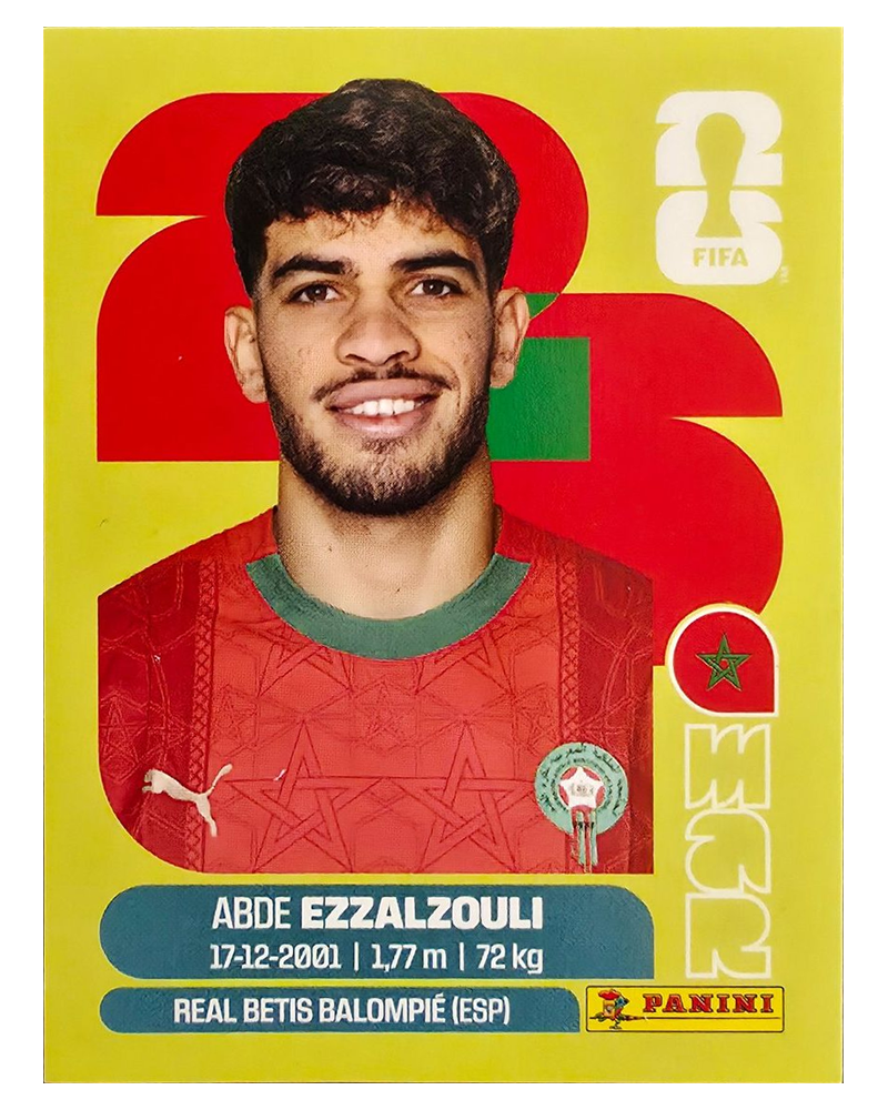 Panini FIFA WM 2026 United - MAR 17 - Abde Ezzalzouli