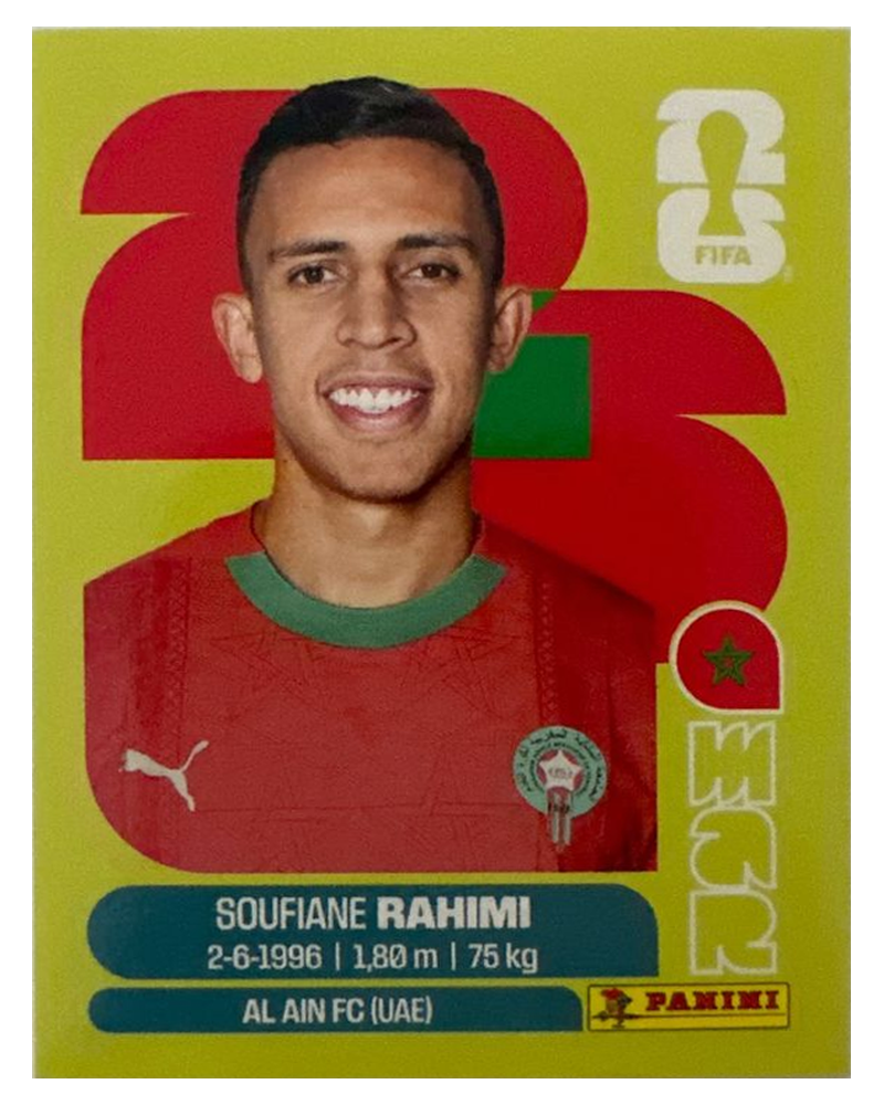 Panini FIFA WM 2026 United - MAR 18 - Soufiane Rahimi