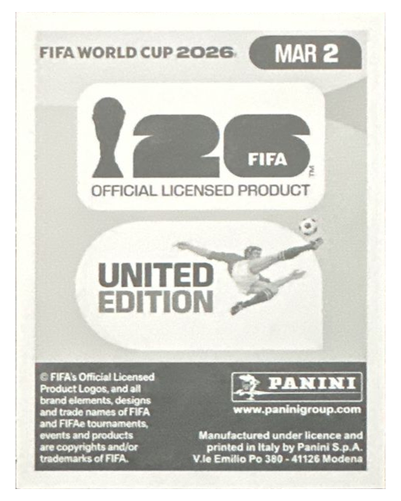 Panini FIFA WM 2026 United - MAR 2 - Yassine Bounou