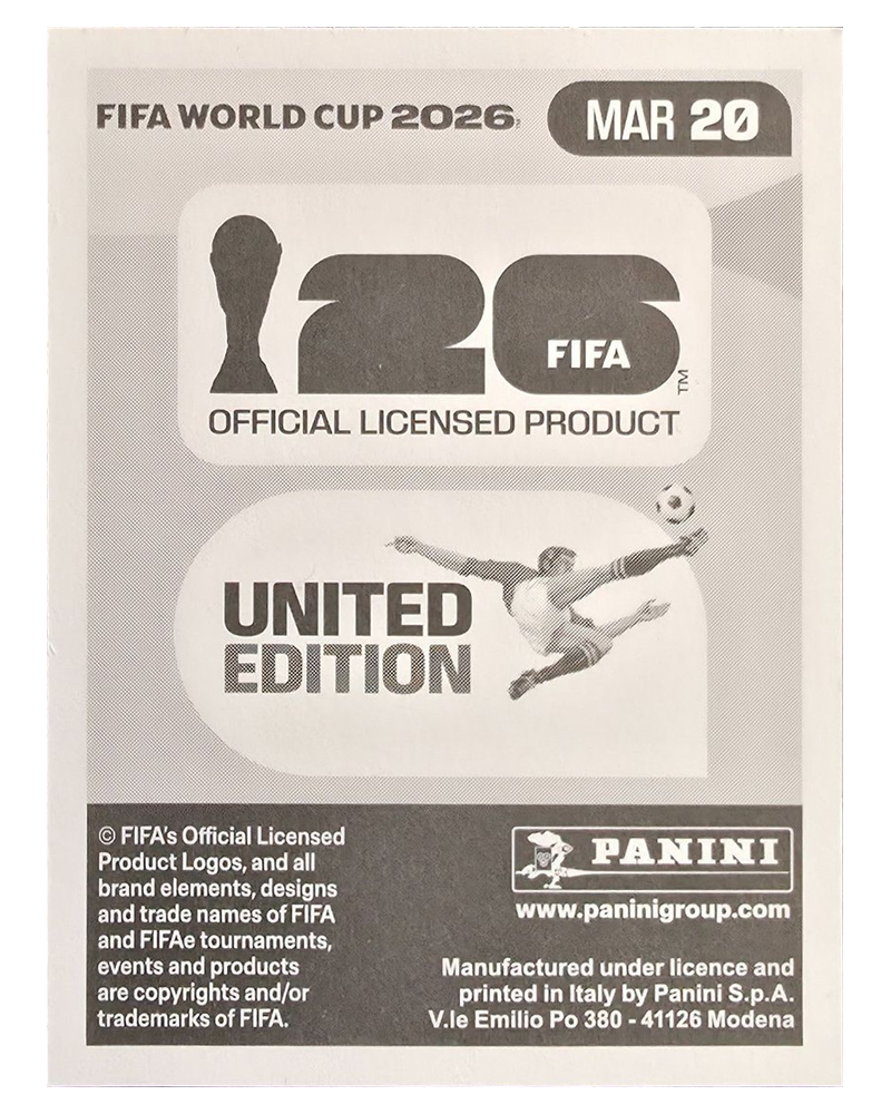 Panini FIFA WM 2026 United - MAR 20 - Ayoub El Kaabi