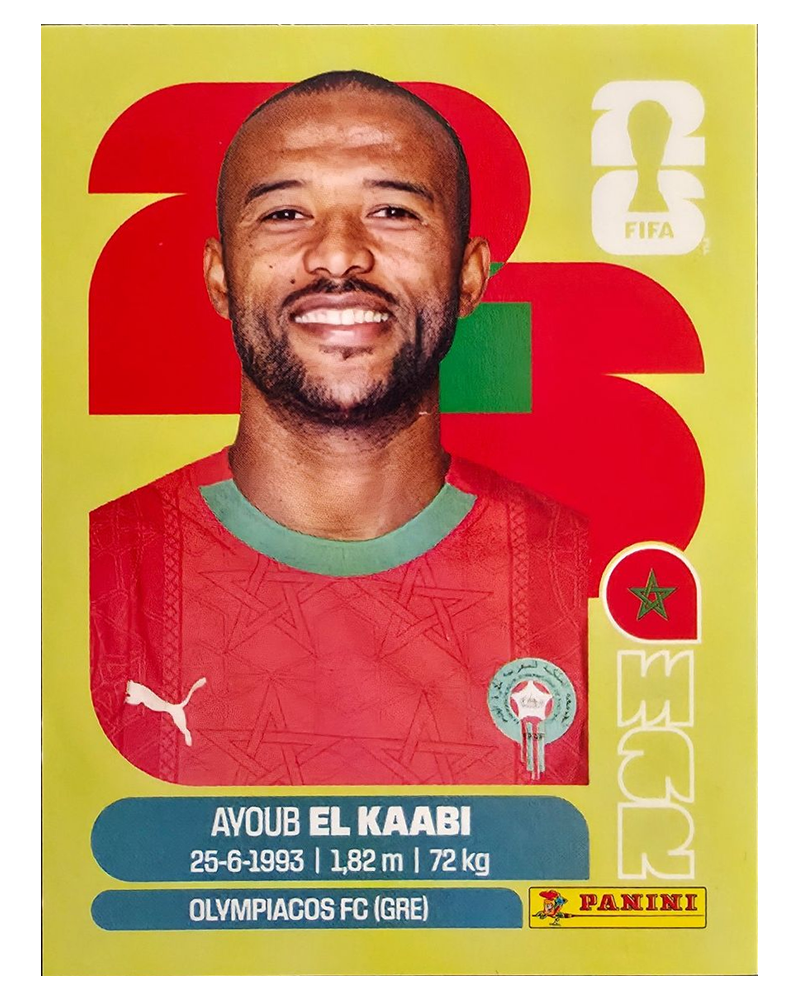 Panini FIFA WM 2026 United - MAR 20 - Ayoub El Kaabi