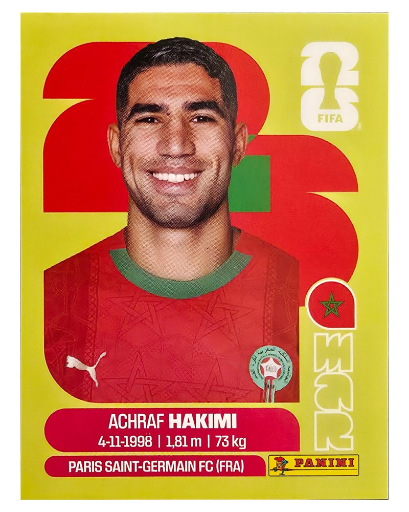 Panini FIFA WM 2026 United - MAR 4 - Achraf Hakimi