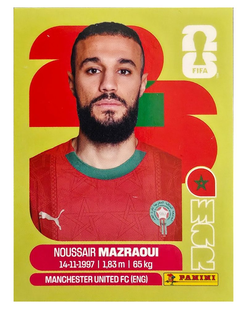 Panini FIFA WM 2026 United - MAR 5 - Noussair Mazraoui