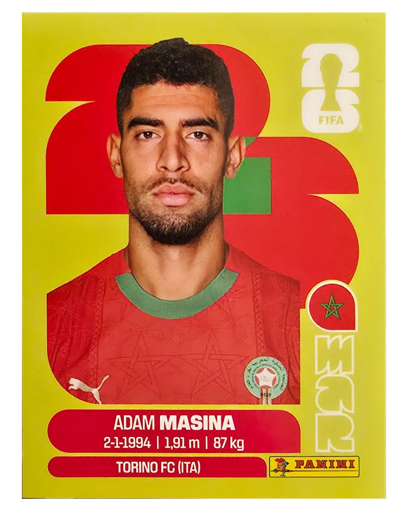 Panini FIFA WM 2026 United - MAR 9 - Adam Masina