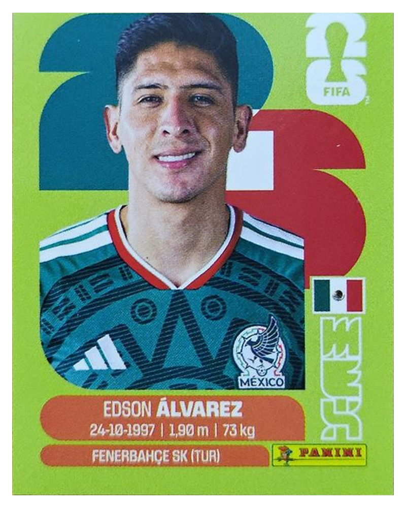 Panini FIFA WM 2026 United - MEX 10 - Edson Alvarez
