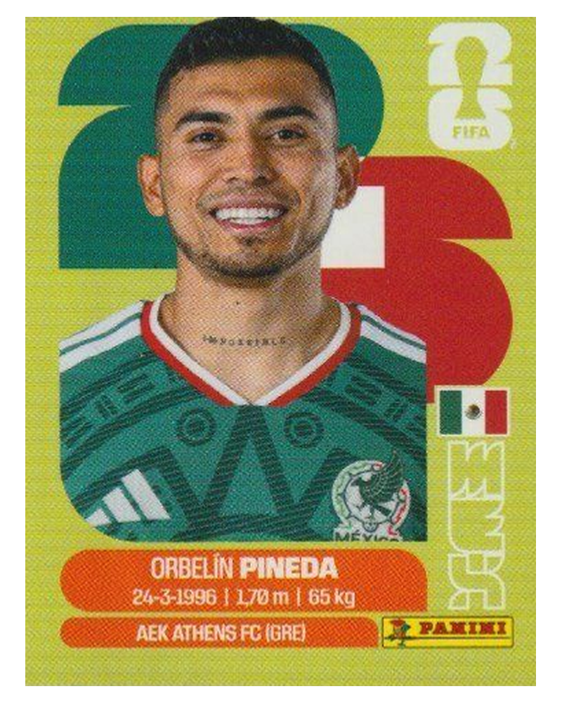 Panini FIFA WM 2026 United - MEX 11 - Orbelin Pineda