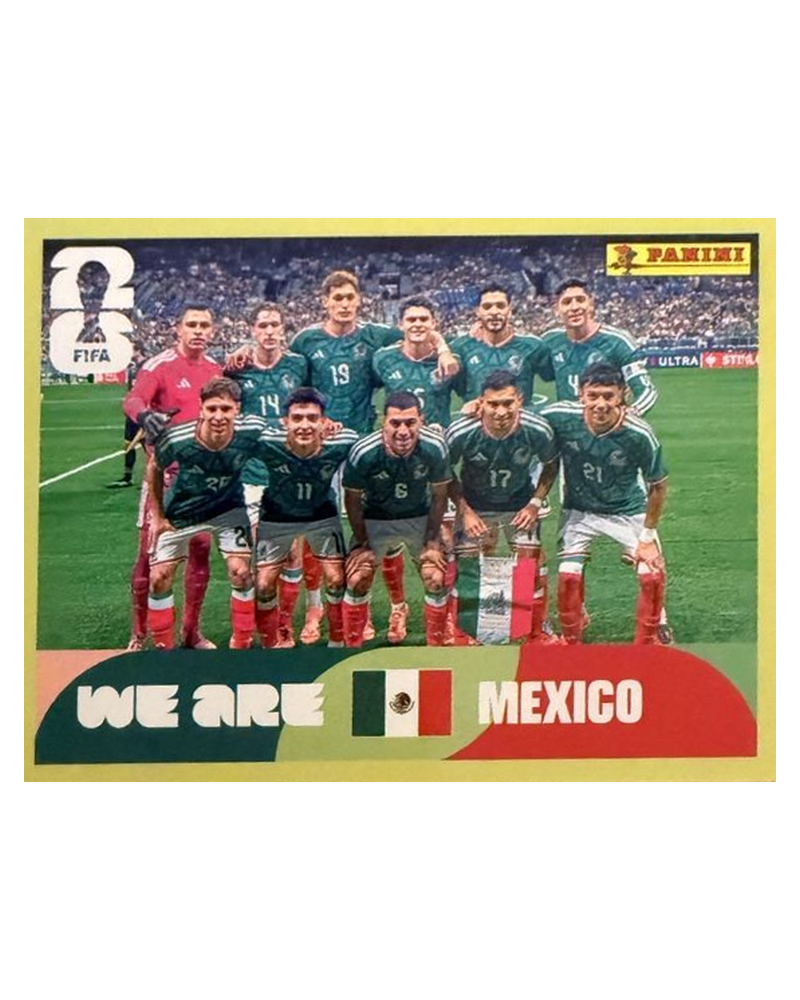 Panini FIFA WM 2026 United - MEX 13 - Team Photo