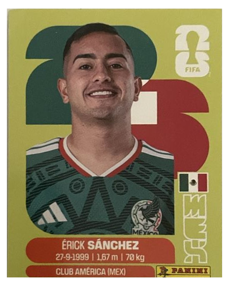 Panini FIFA WM 2026 United - MEX 14 - Érick Sánchez