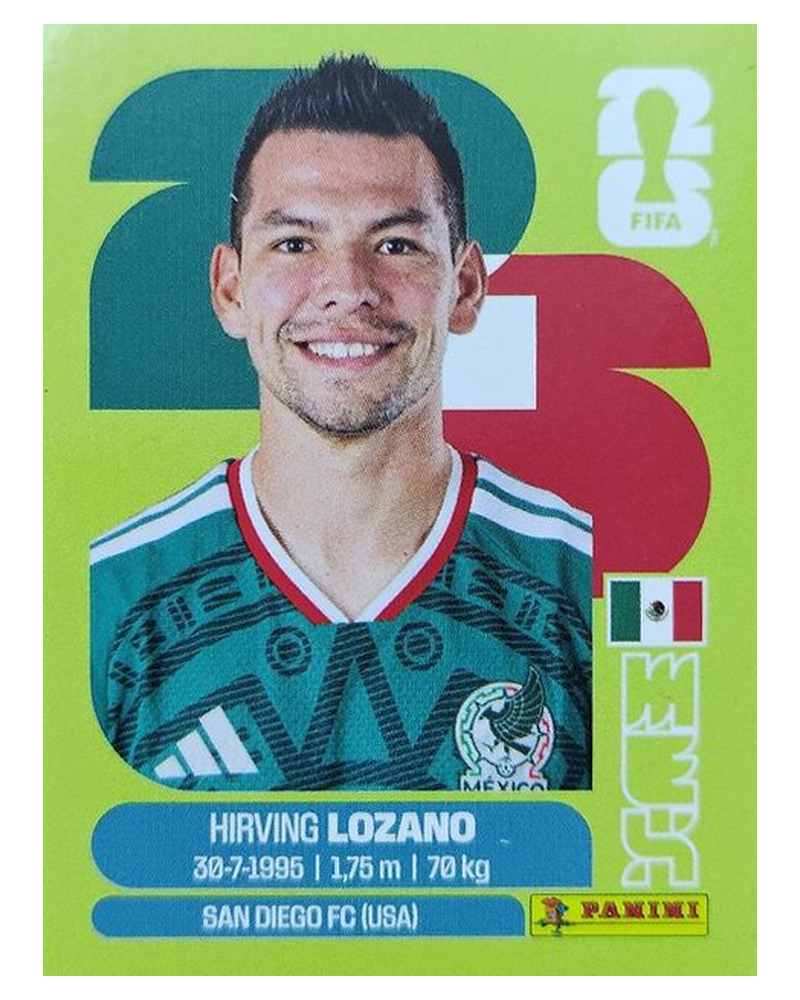 Panini FIFA WM 2026 United - MEX 15 - Hirving Lozano