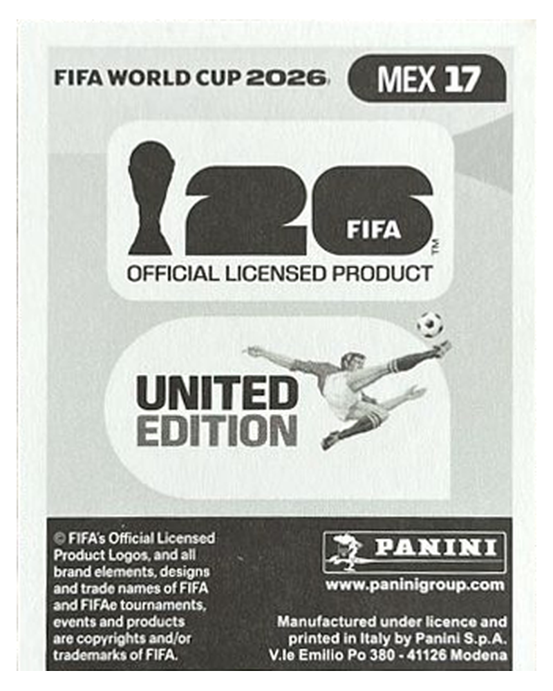 Panini FIFA WM 2026 United - MEX 17 - Raúl Jiménez