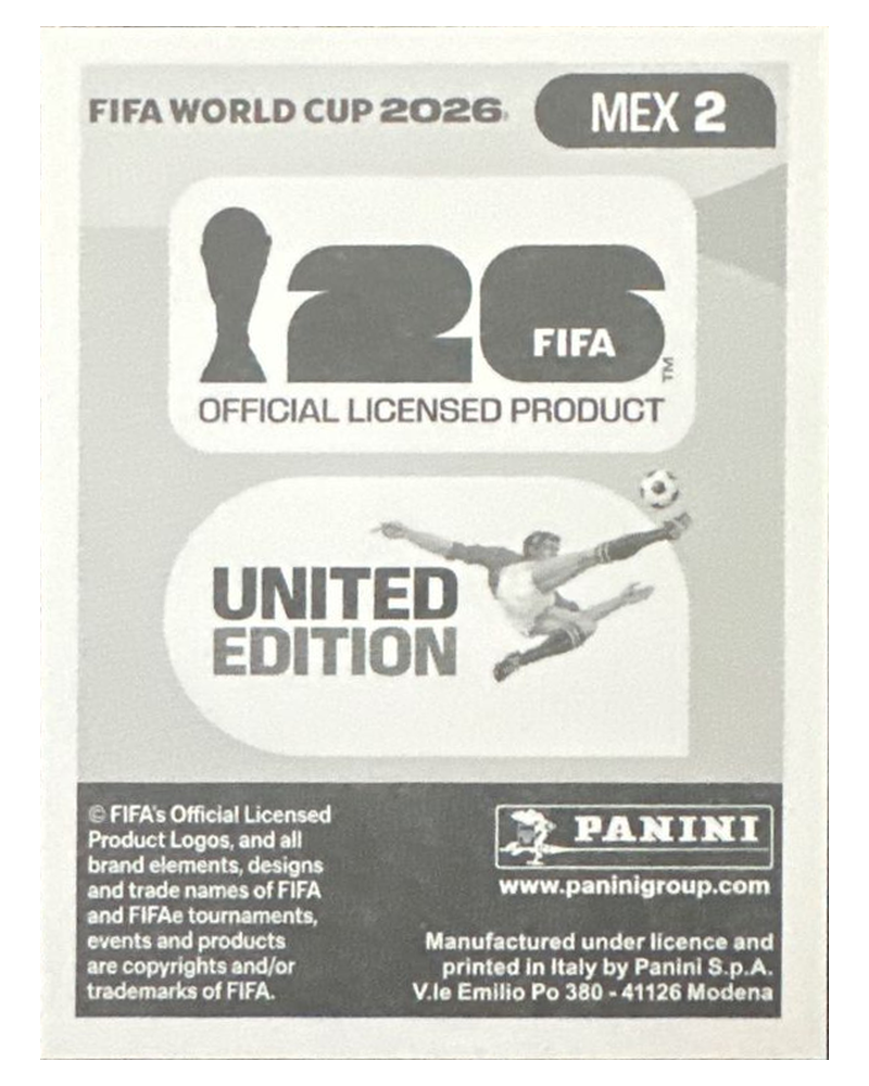 Panini FIFA WM 2026 United - MEX 2 - Luis Malagón