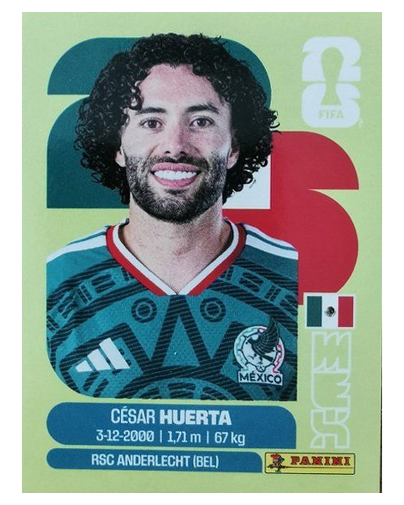 Panini FIFA WM 2026 United - MEX 20 - Cesar Huerta