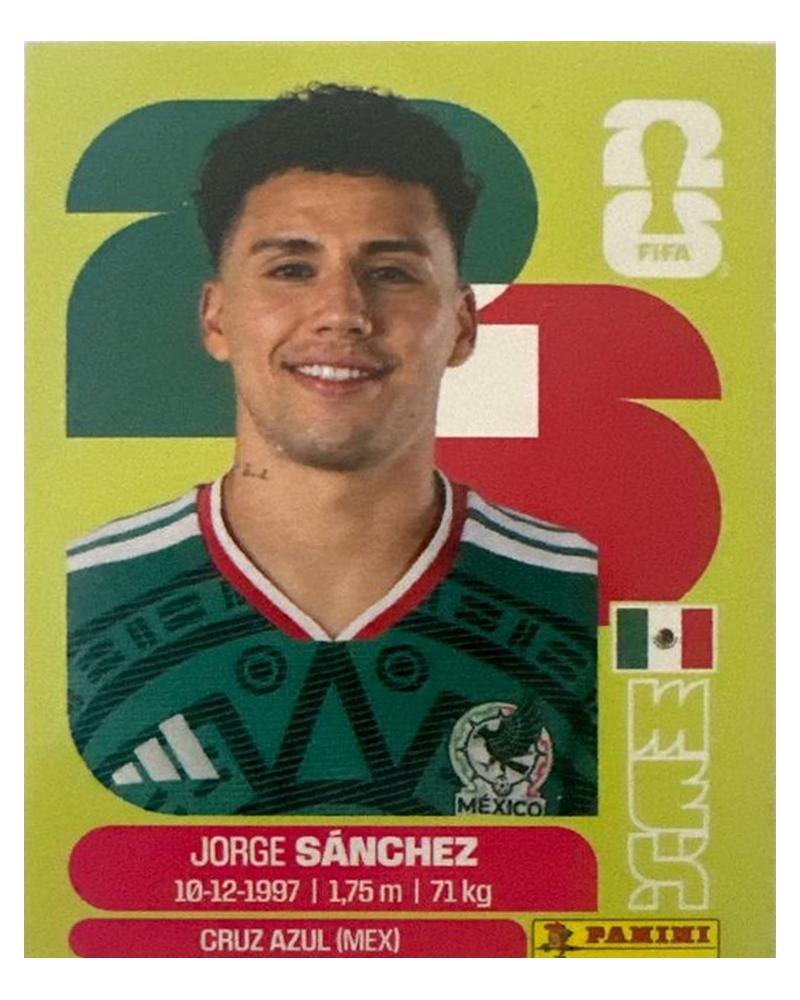 Panini FIFA WM 2026 United - MEX 4 - Jorge Sánchez