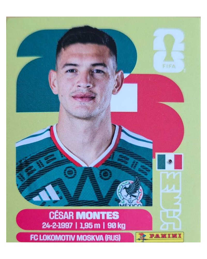 Panini FIFA WM 2026 United - MEX 5 - Cesar Montes
