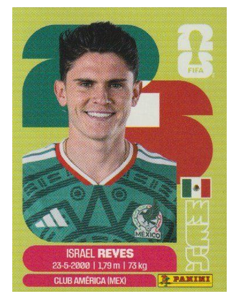 Panini FIFA WM 2026 United - MEX 7 - Israel Reyes