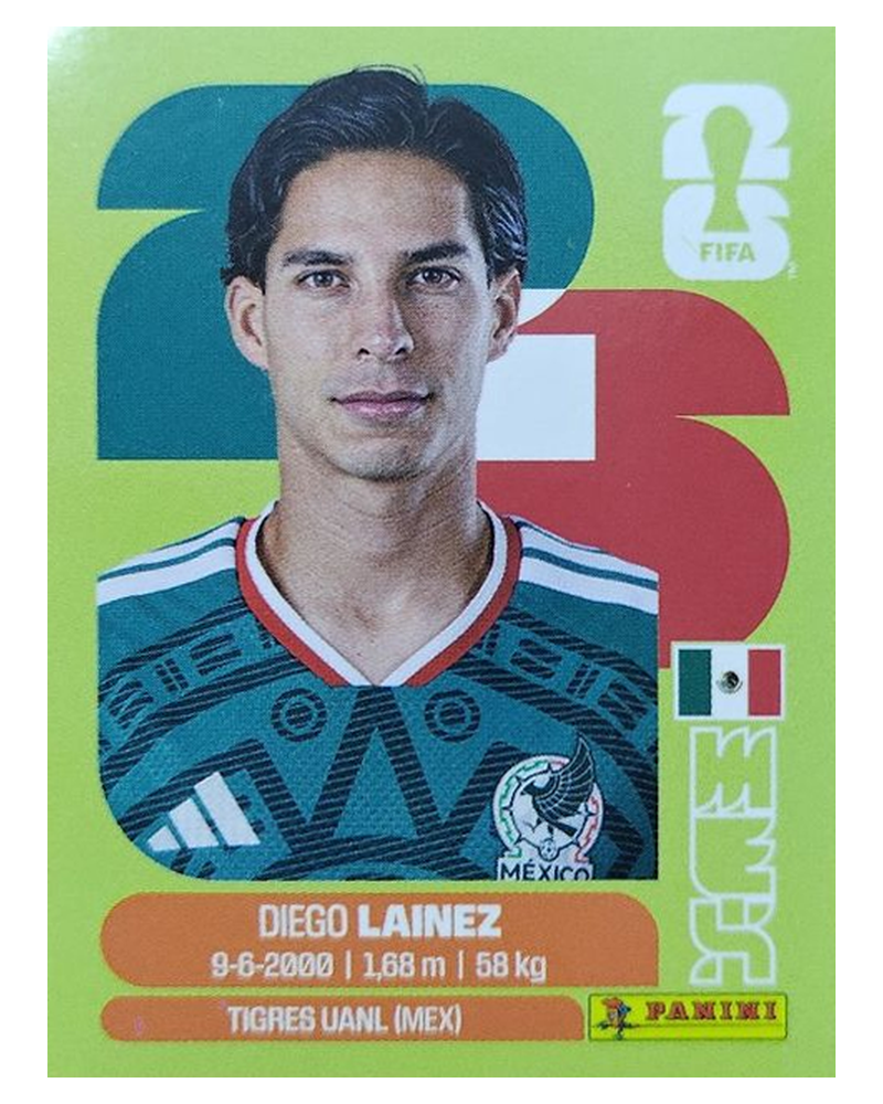 Panini FIFA WM 2026 United - MEX 8 - Diego Lainez