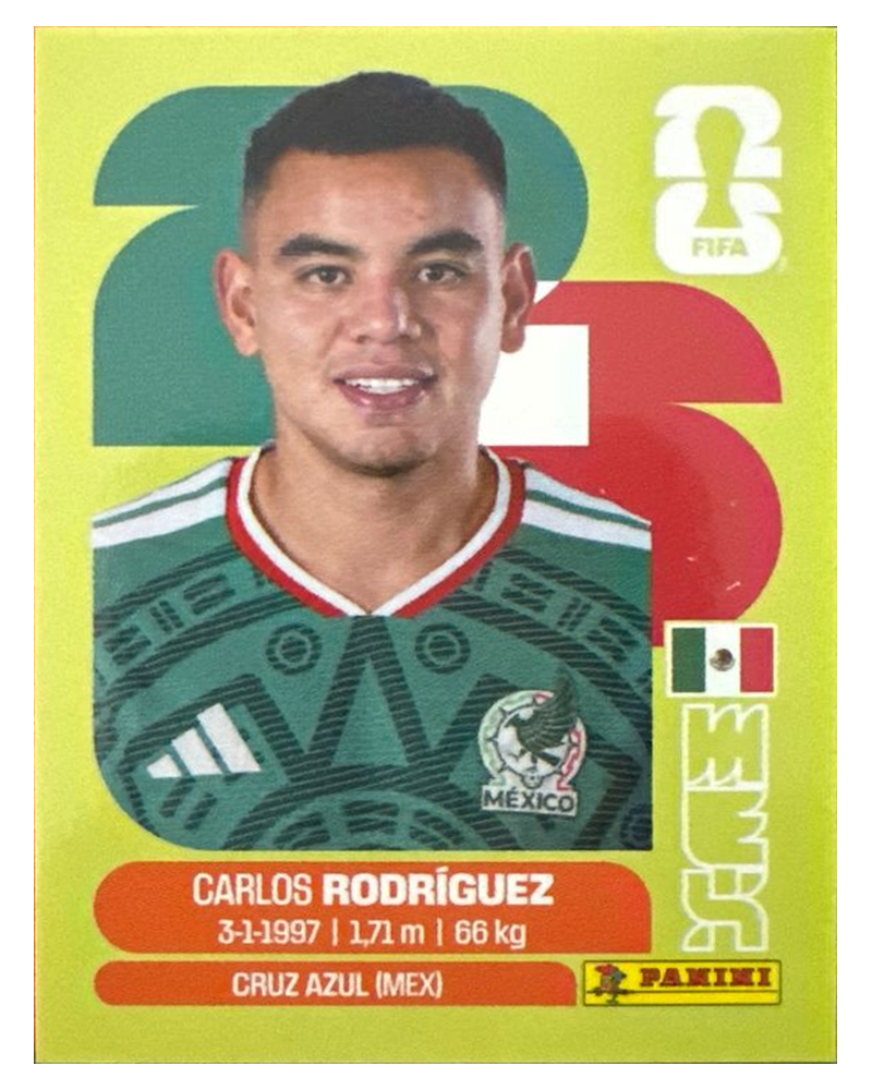 Panini FIFA WM 2026 United - MEX 9 - Carlos Rodriguez