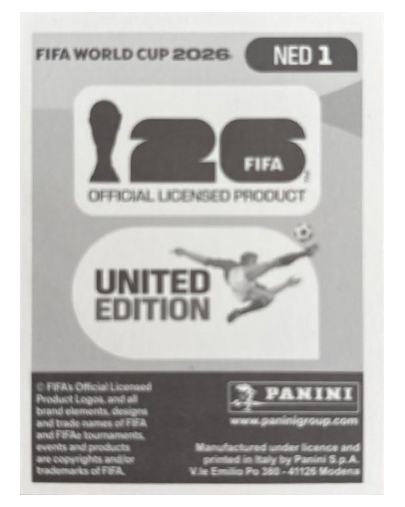 Panini FIFA WM 2026 United - NED 1 - Team Logo