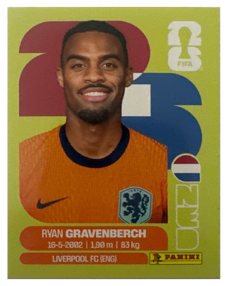 Panini FIFA WM 2026 United - NED 11 - Ryan Gravenberch