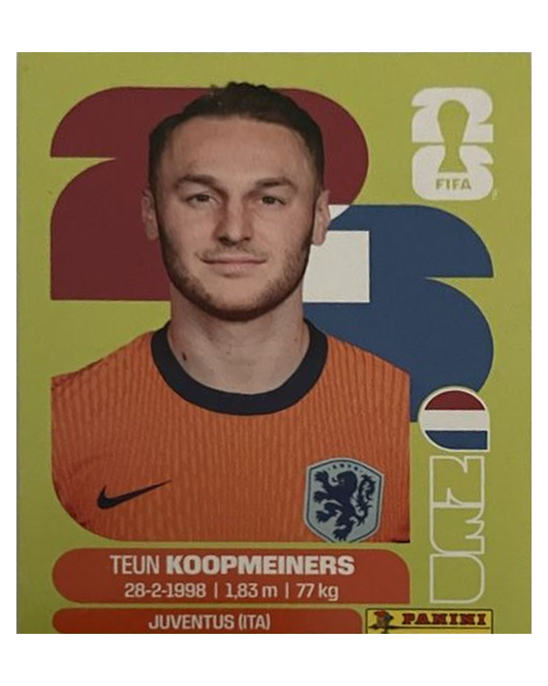 Panini FIFA WM 2026 United - NED 12 - Teun Koopmeiners