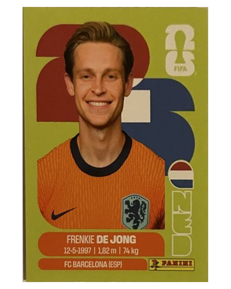Panini FIFA WM 2026 United - NED 14 - Frenkie de Jong