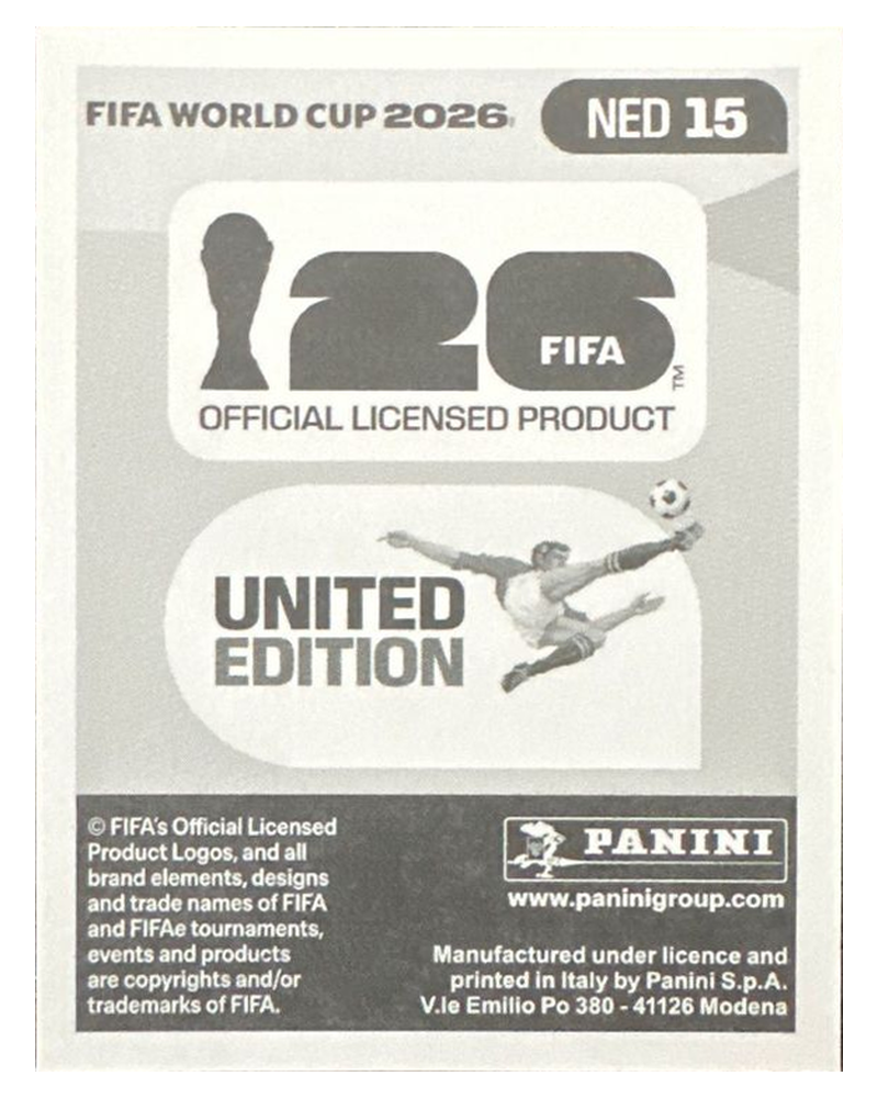 Panini FIFA WM 2026 United - NED 15 - Xavi Simons
