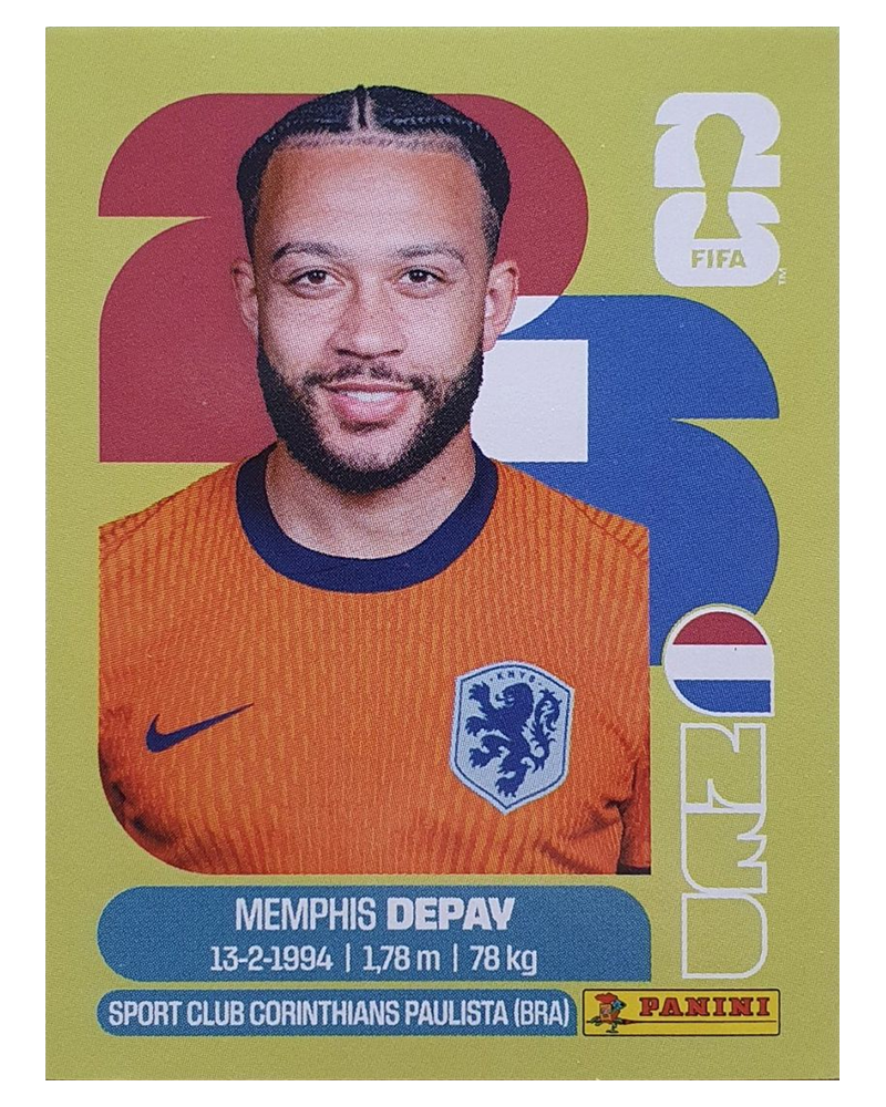 Panini FIFA WM 2026 United - NED 17 - Memphis Depay