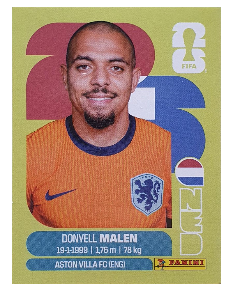 Panini FIFA WM 2026 United - NED 18 - Donyell Malen