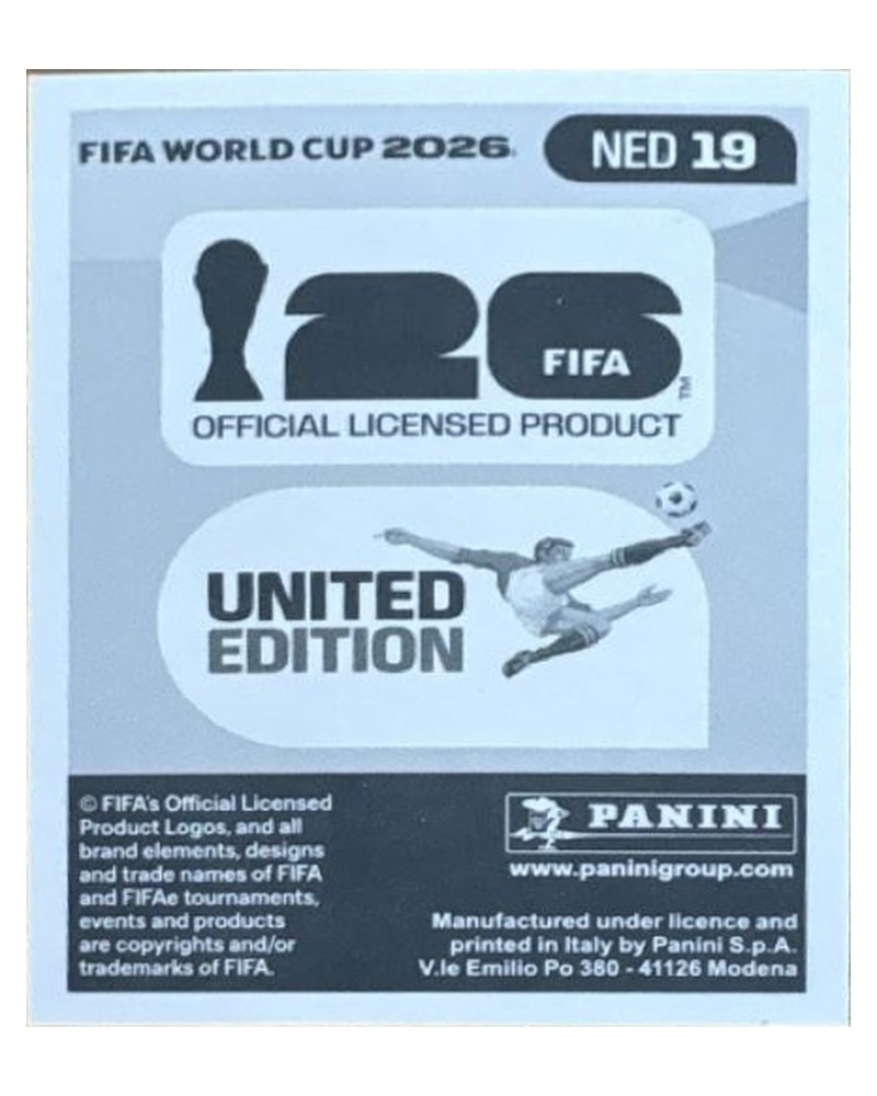 Panini FIFA WM 2026 United - NED 19 - Wout Weghorst