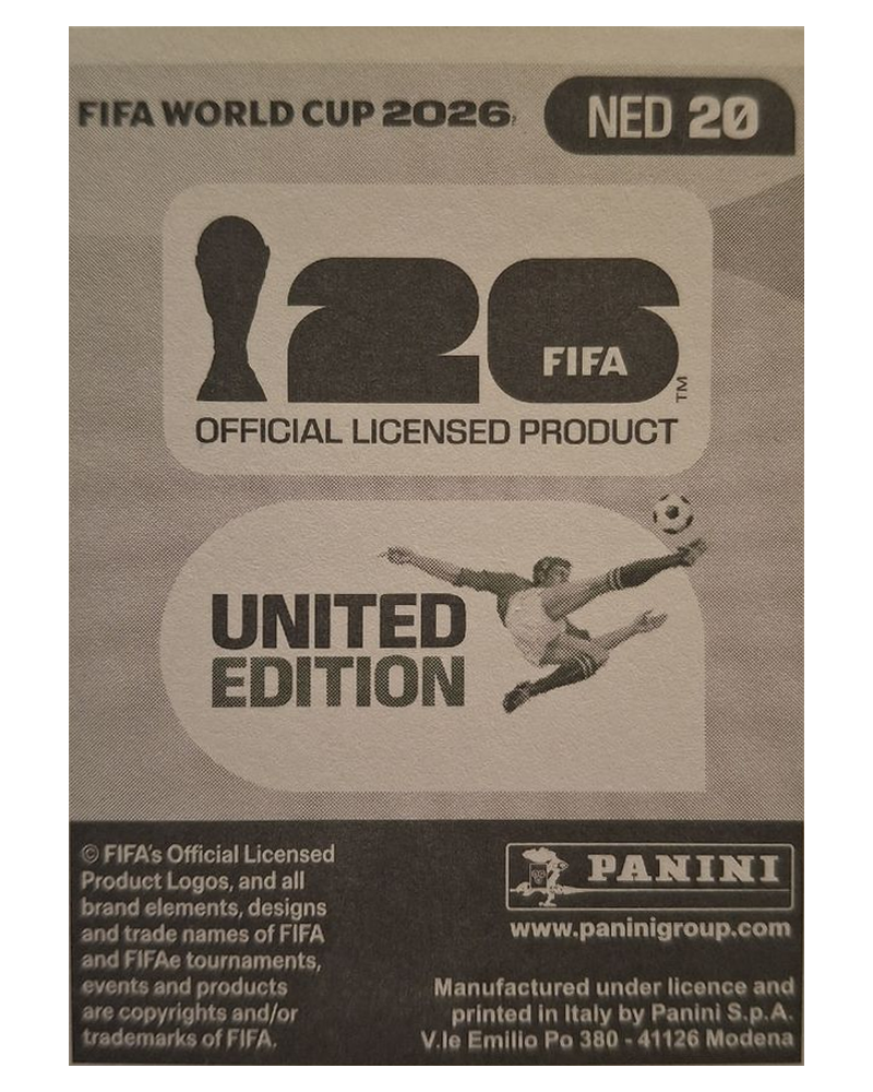 Panini FIFA WM 2026 United - NED 20 - Cody Gakpo