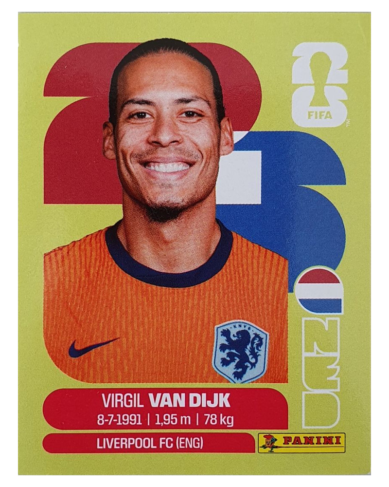 Panini FIFA WM 2026 United - NED 3 - Virgil van Dijk