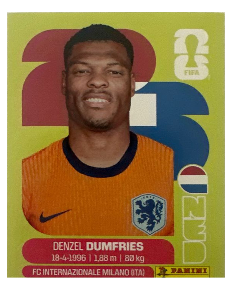 Panini FIFA WM 2026 United - NED 6 - Denzel Dumfries