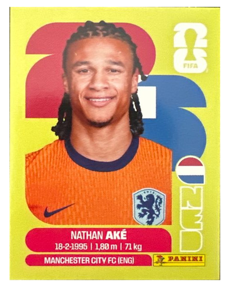 Panini FIFA WM 2026 United - NED 7 - Nathan Aké