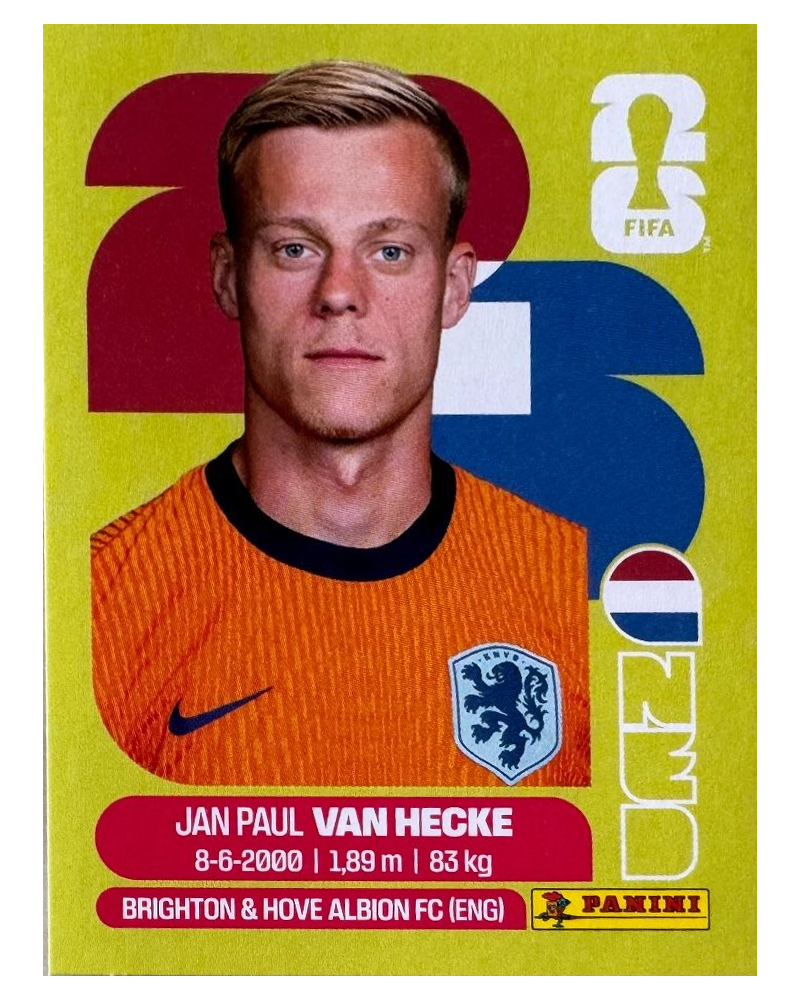 Panini FIFA WM 2026 United - NED 9 - Jan Paul van Hecke