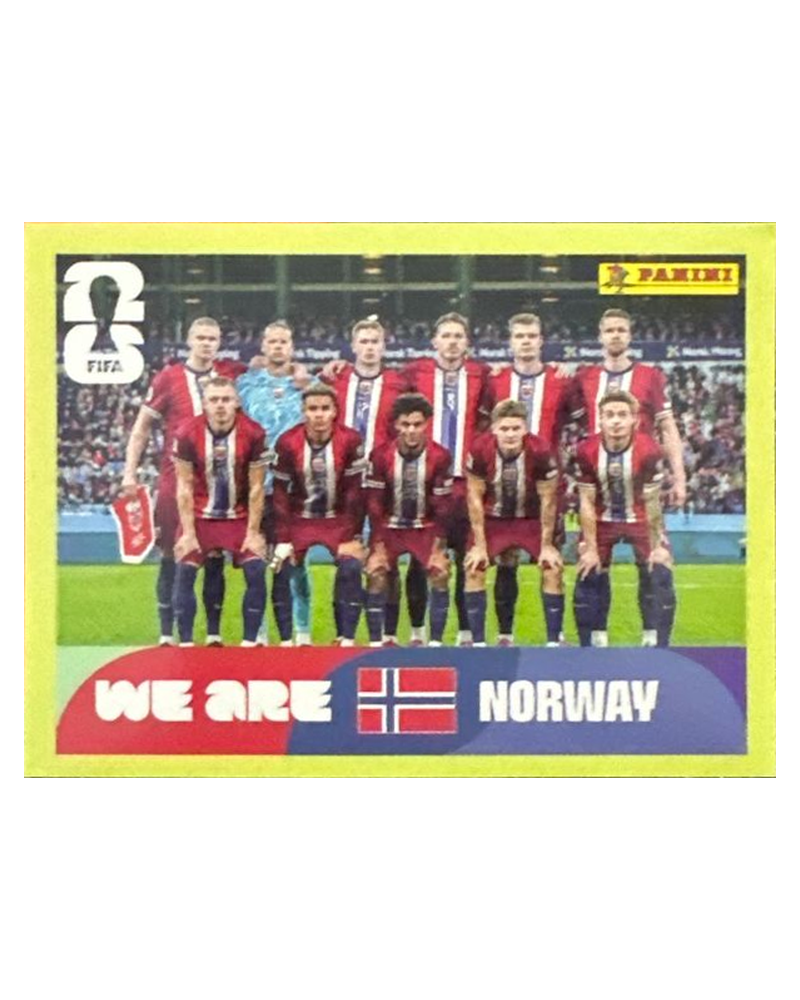 Panini FIFA WM 2026 United - NOR 13 - Team Photo
