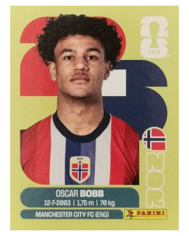 Panini FIFA WM 2026 United - NOR 20 - Oscar Bobb