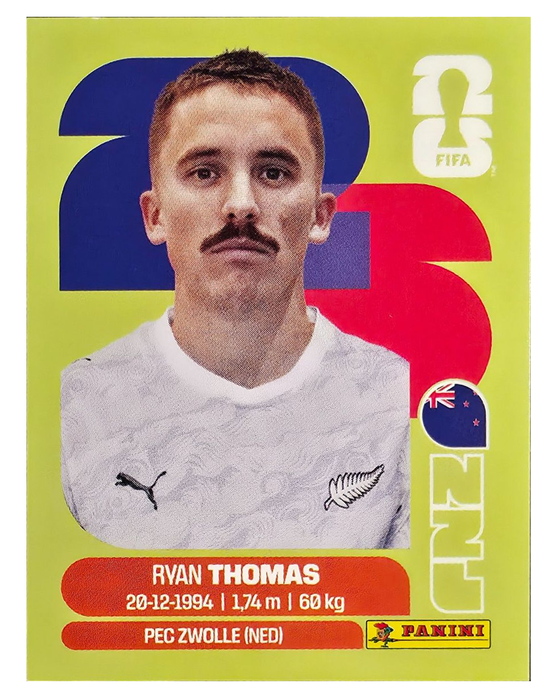 Panini FIFA WM 2026 United - NZL 12 - Ryan Thomas