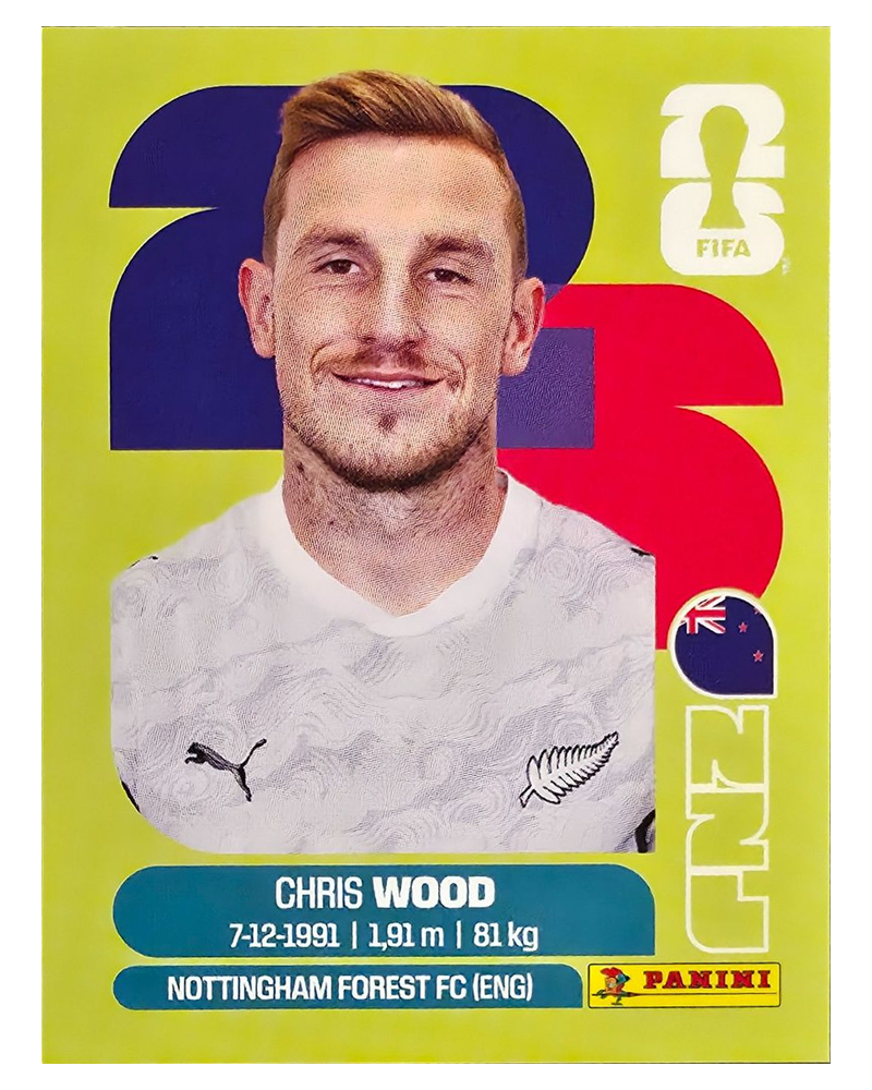 Panini FIFA WM 2026 United - NZL 17 - Chris Wood