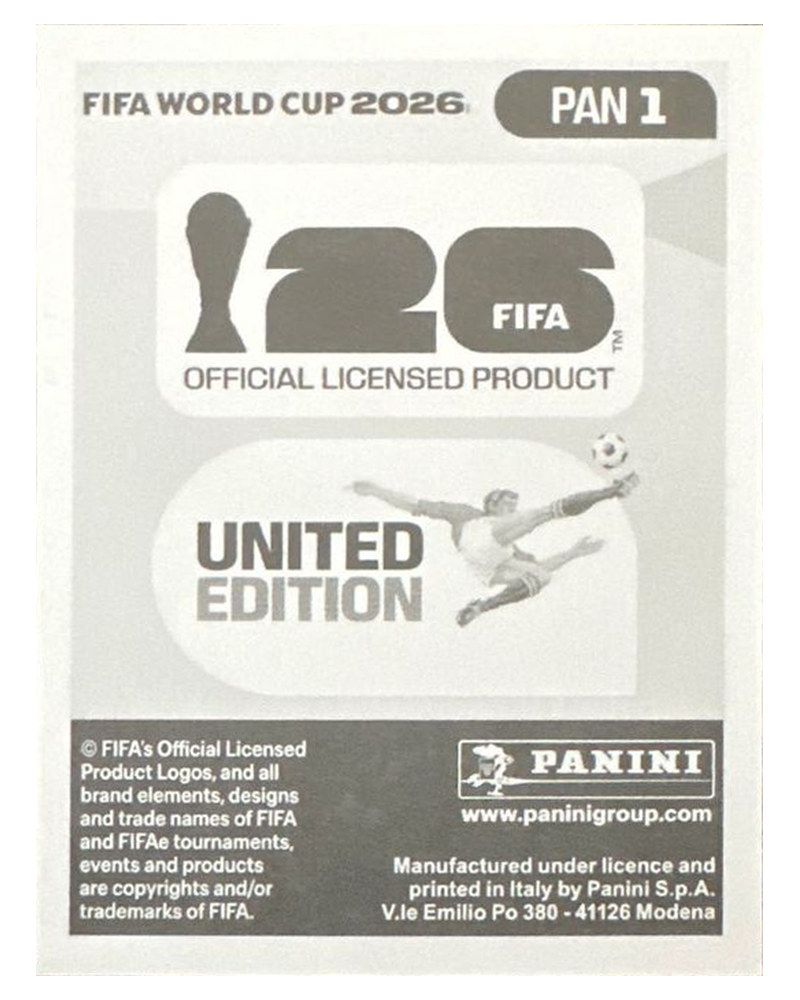 Panini FIFA WM 2026 United - PAN 1 - Team Logo