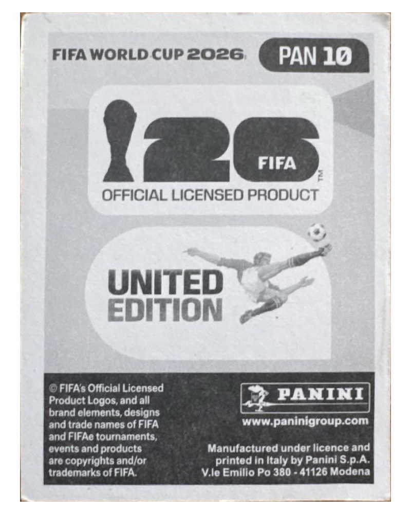 Panini FIFA WM 2026 United - PAN 10 - Cristian Martinez