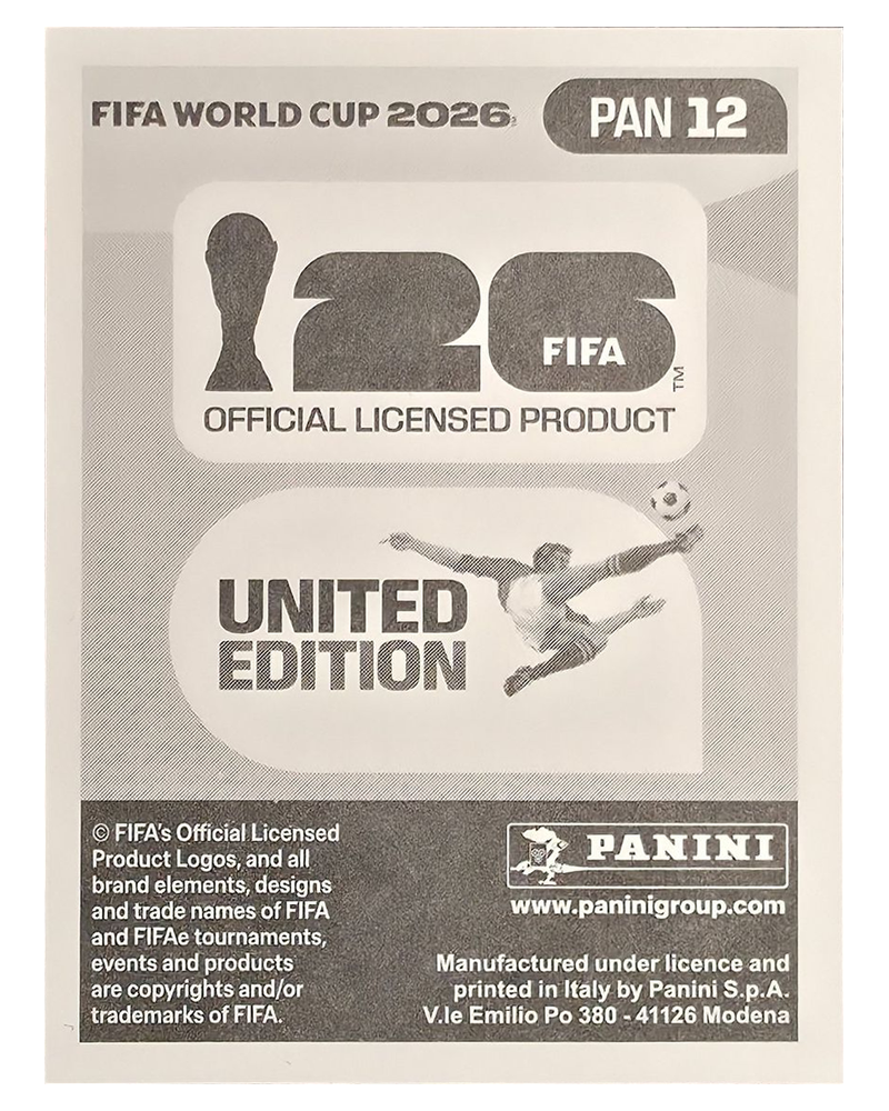 Panini FIFA WM 2026 United - PAN 12 - Adalberto Carrasquilla